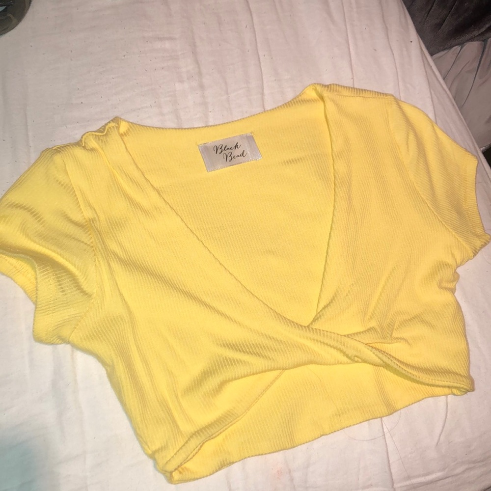 Yellow Crop Top